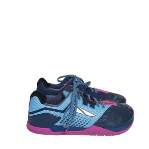 Altra Womens HIIT XT Training Shoes Size 8 Blue Pink Cross Training Sneakers